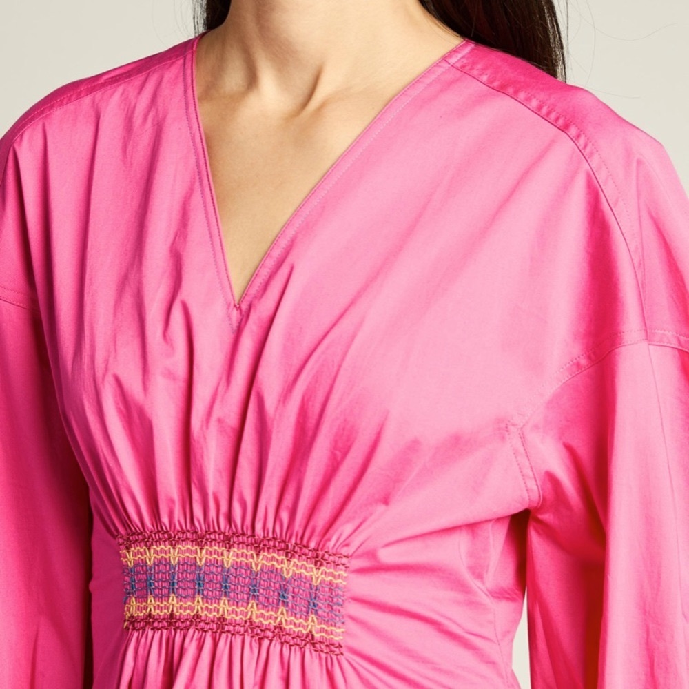 DEREK LAM 10 CROSBY VIBRANT PINK DRESS - Picture 6 of 10